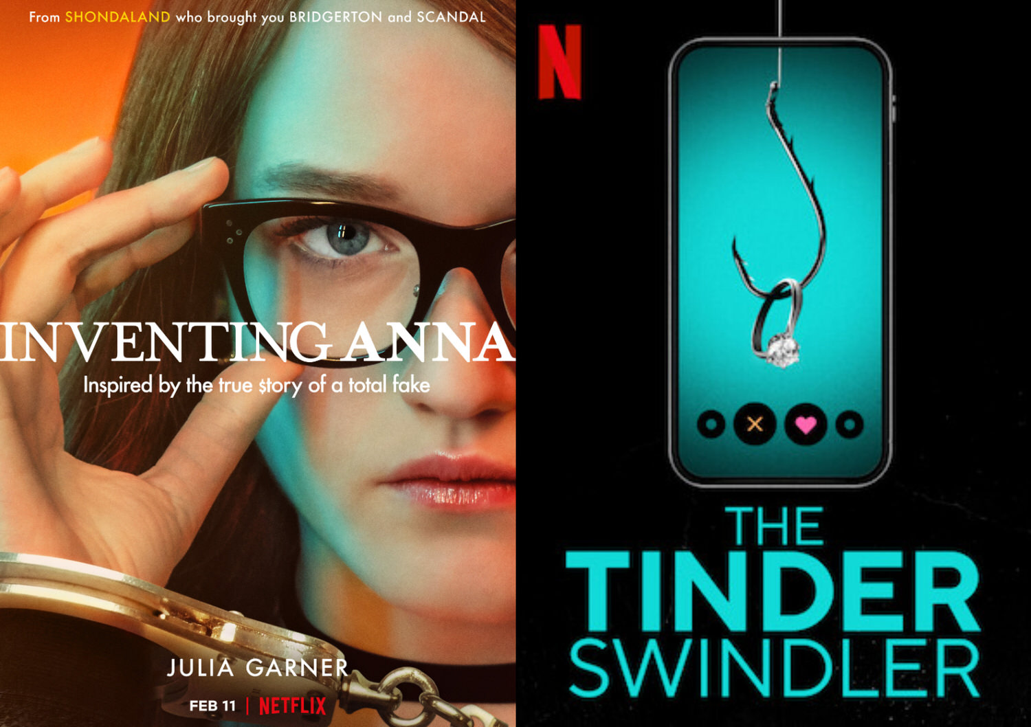 Netflix《創造安娜》&《Tinder大騙徒》