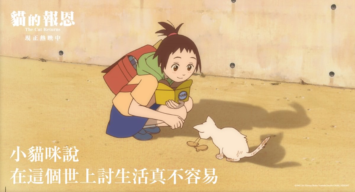 宮﨑駿療癒系動畫《貓的報恩》金句台詞