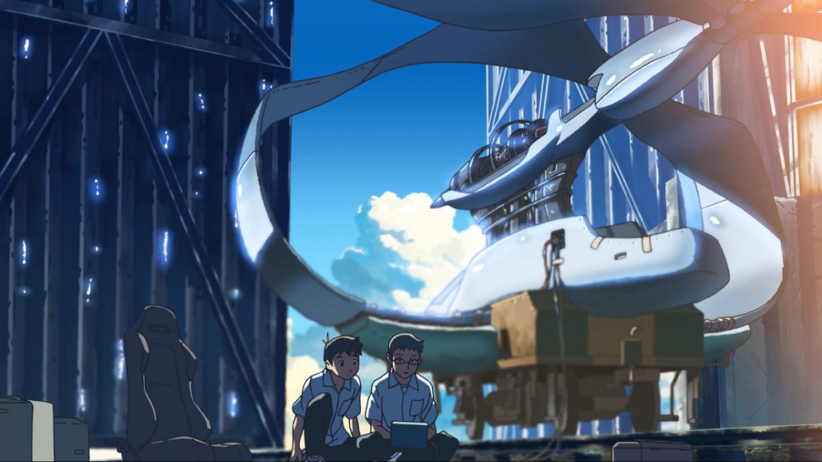 新海誠《雲之彼端，約定的地方》原作、劇本分鏡、執導、攝影，甚至到美術設計，全由新海誠一手包辦