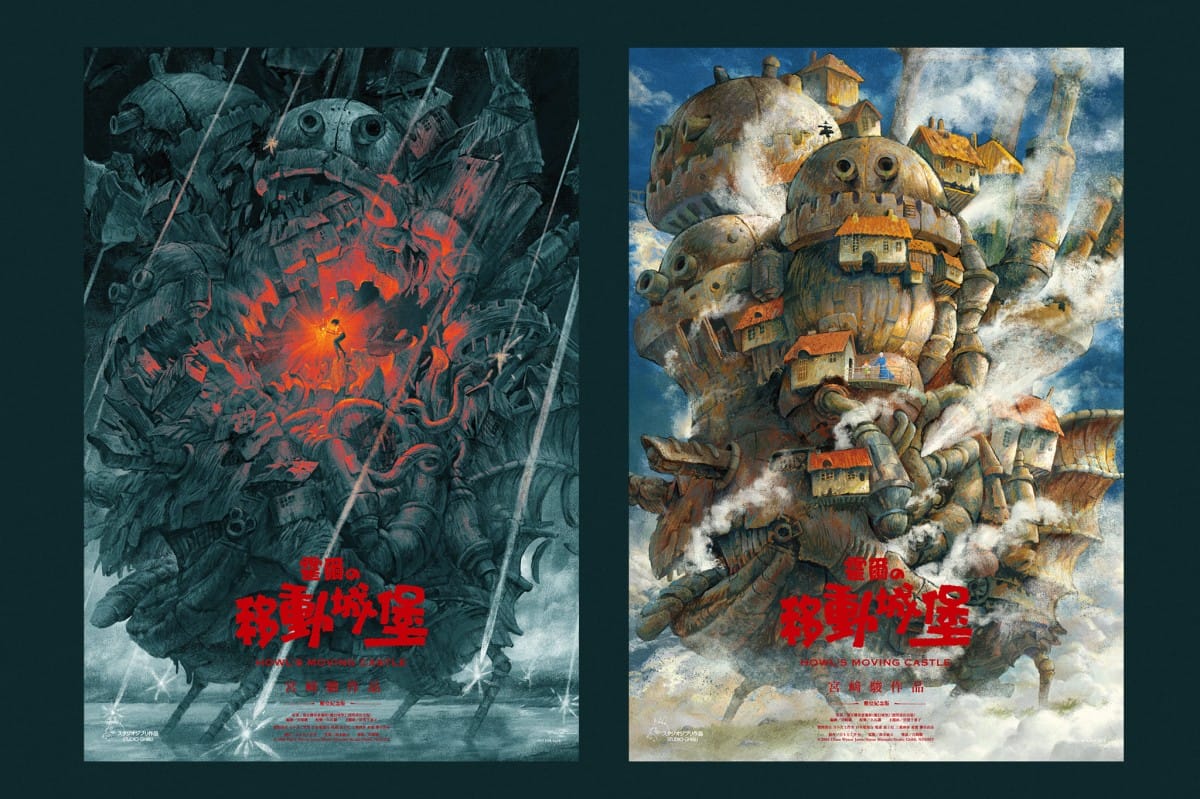 《霍爾的移動城堡》方序中與董十行再度聯手，打造兩款《霍爾的移動城堡》台灣限定海報