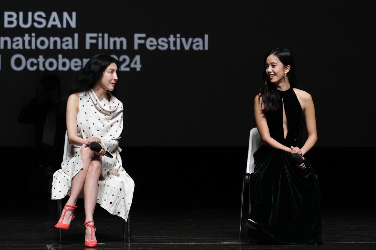 Netflix《影后》釜山影展:楊謹華最愛玄彬、謝盈萱超欣賞裴斗娜、陳庭妮最喜歡趙寅成,許願有天能合作! - 第4張圖 Netflix《影后》楊謹華、陳庭妮與觀眾熱情交流觀後感