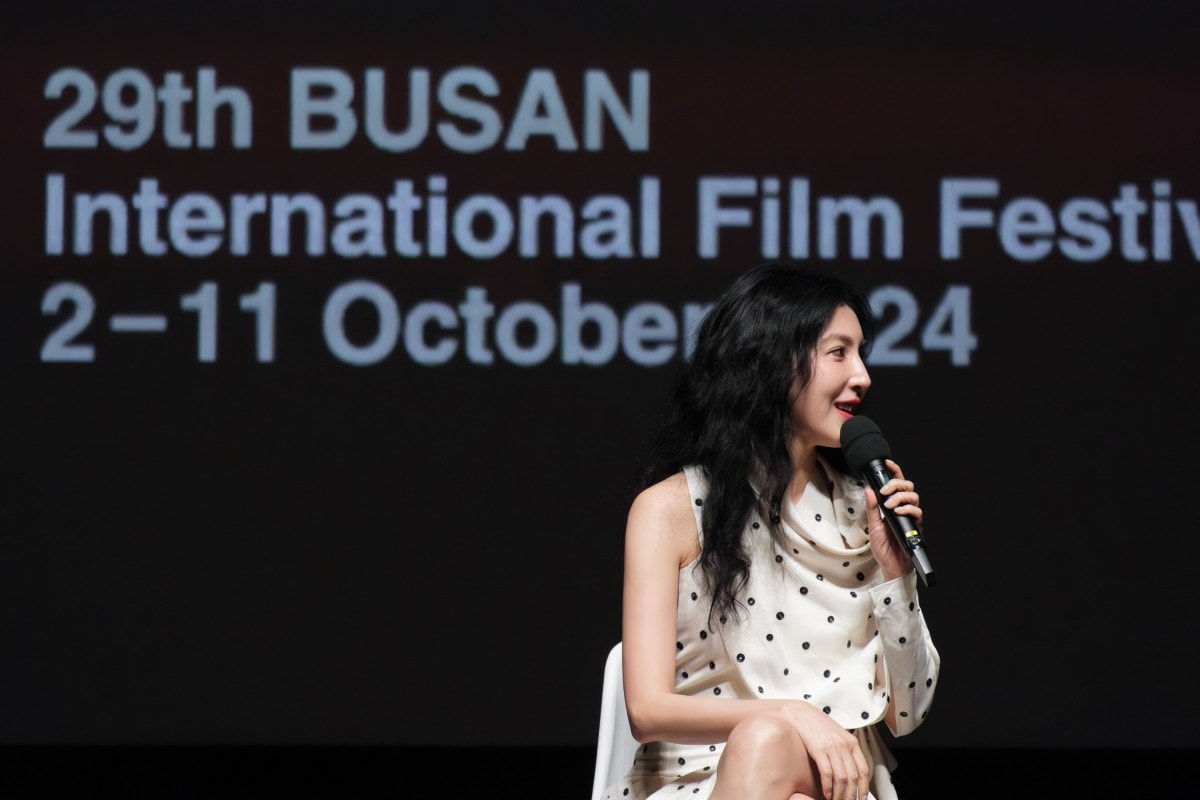 Netflix《影后》釜山影展:楊謹華最愛玄彬、謝盈萱超欣賞裴斗娜、陳庭妮最喜歡趙寅成,許願有天能合作! - 第2張圖 楊謹華首度來釜山坦言開心《影后》能在這與大家初相見