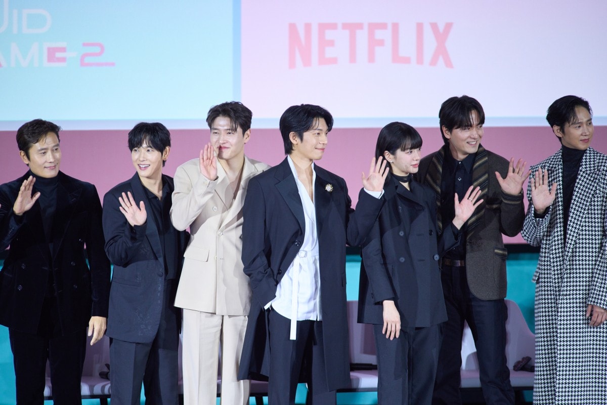 Netflix《魷魚遊戲2》李政宰、李炳憲、任時完、姜河那、朴珪瑛、朴成焄、曹柔理、魏嘏雋、梁東根、康愛心、李大衛、李陣郁