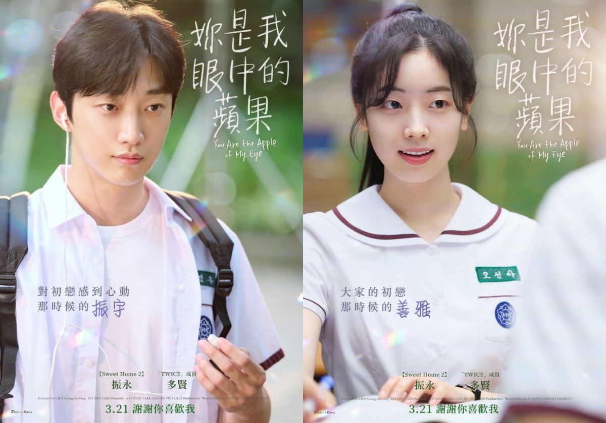 韓版《那些年，我們一起追的女孩》：《妳是我眼中的蘋果》振永、多賢主演！3月在台上映