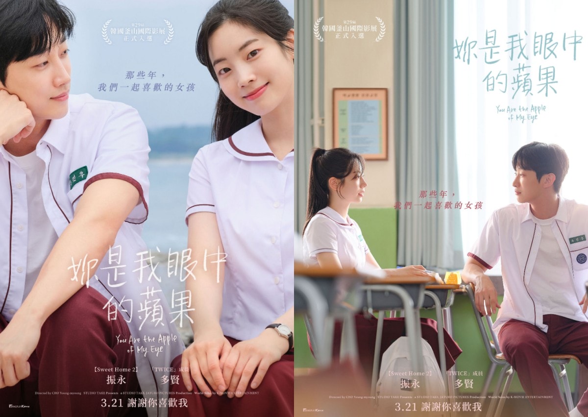韓版《那些年，我們一起追的女孩》：《妳是我眼中的蘋果》振永、多賢主演！3月在台上映