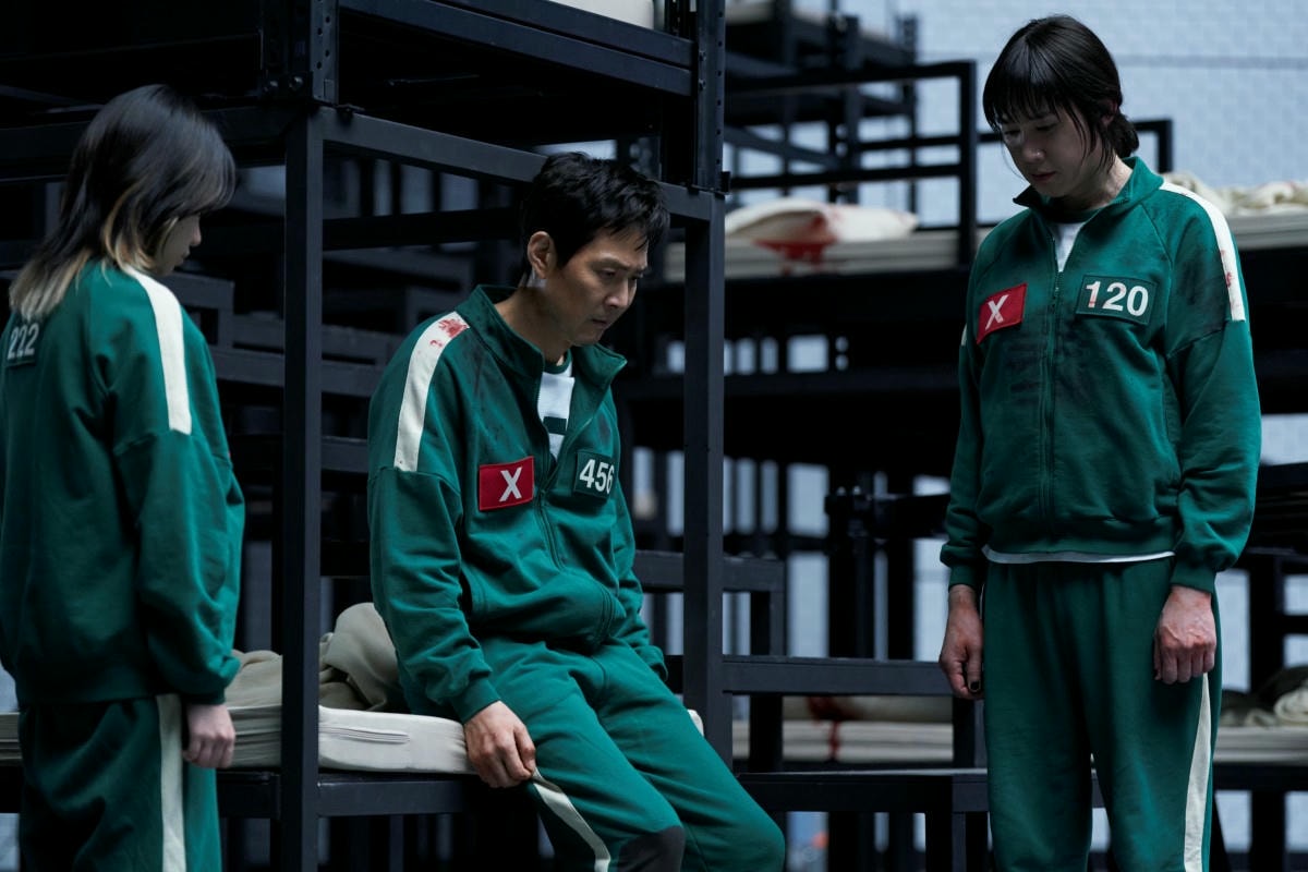 Netflix《魷魚遊戲3》李政宰、朴成焄、曹柔理劇照