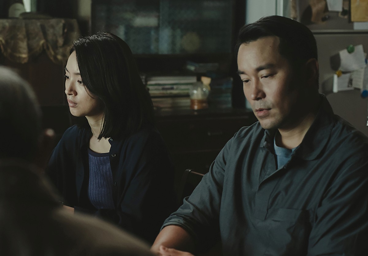 《深度安靜》張孝全（右）形容上戲如「上戰場」承受高壓，林依晨讚其對戲給足安全感。