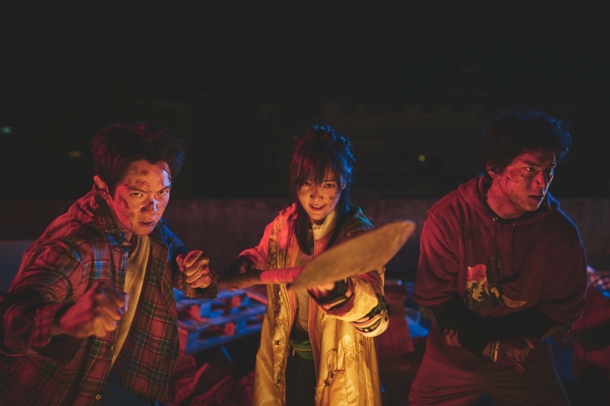 柯震東、王淨、朱軒洋在《功夫》中拜戴立忍為師，在城市裡行俠仗義。